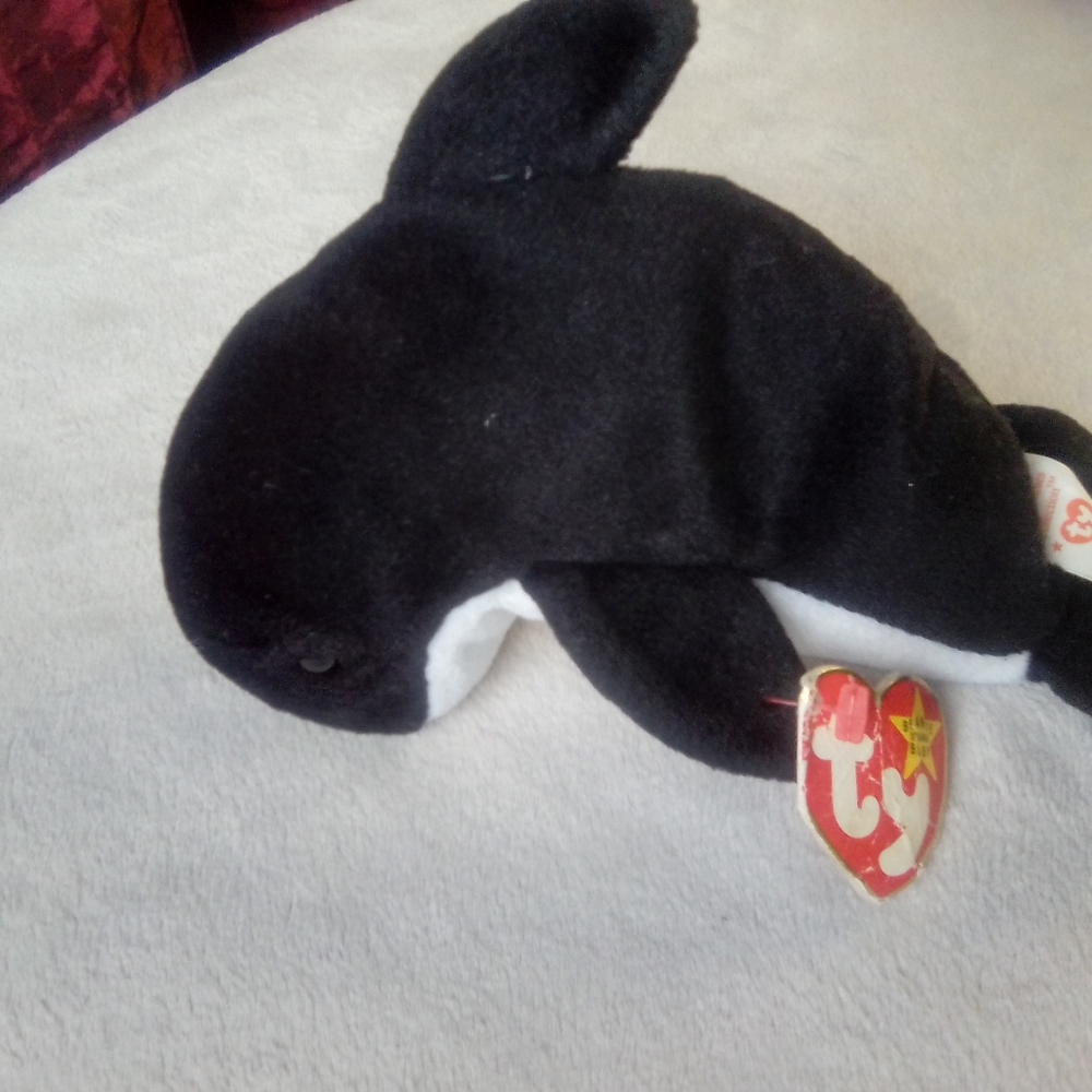 TY ,ORIGINAL, PVC, 96' Waves the Whale. - Picture 5 of 8